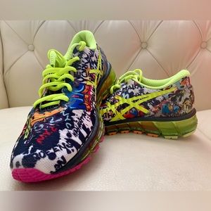 ASICS Gel-Quantum 360 LE GRAFFITI 2015 NYC Marathon Running Shoes Womens US 7.5